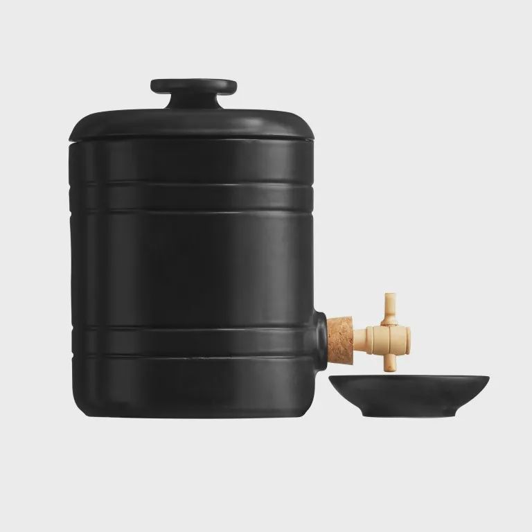 Emile Henry Azijncontainer - 2.5Ltr - Zwart-Truffe