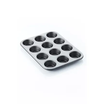 Point Virgule Bakvorm met anti-aanbaklaag voor 12 muffins