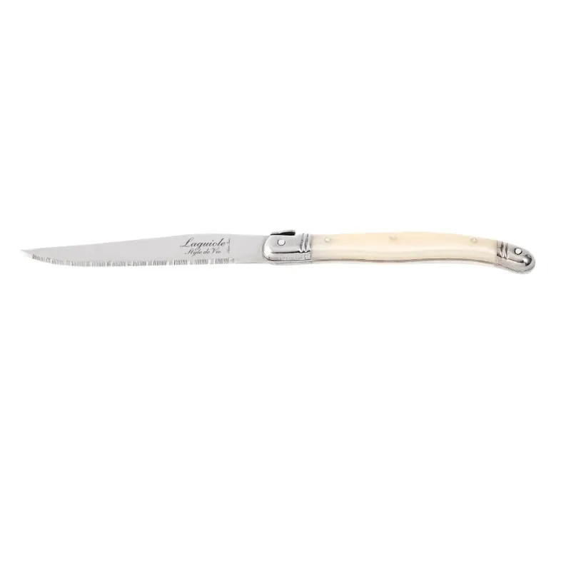 Laguiole Style de Vie Steakmessen Premium Line - Set van 6 - Parelmoer