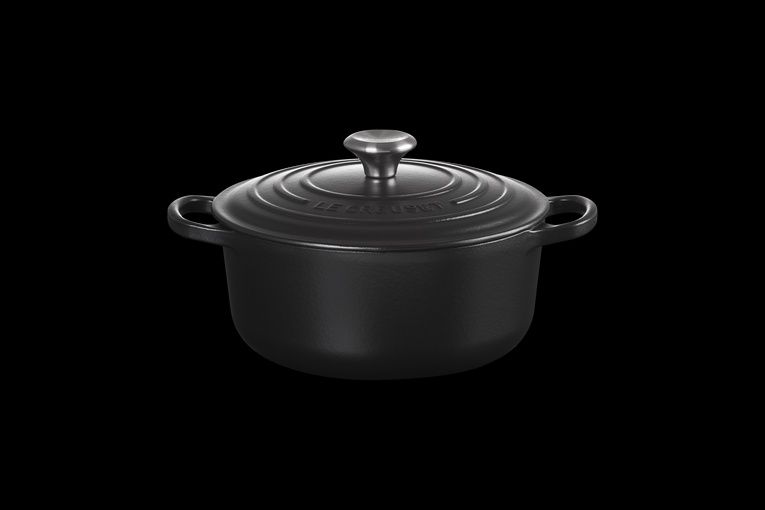 Le Creuset Braadpan rond 28 cm mat zwart