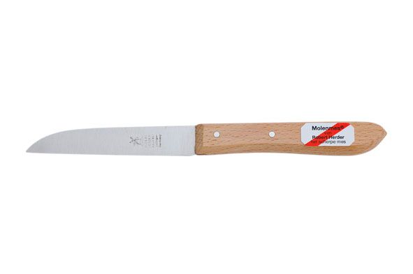 Herder Molenmes RVS  85 mm - beuken handvat