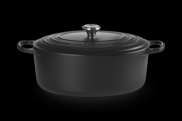 Le Creuset Braadpan ovaal 35 cm zwart