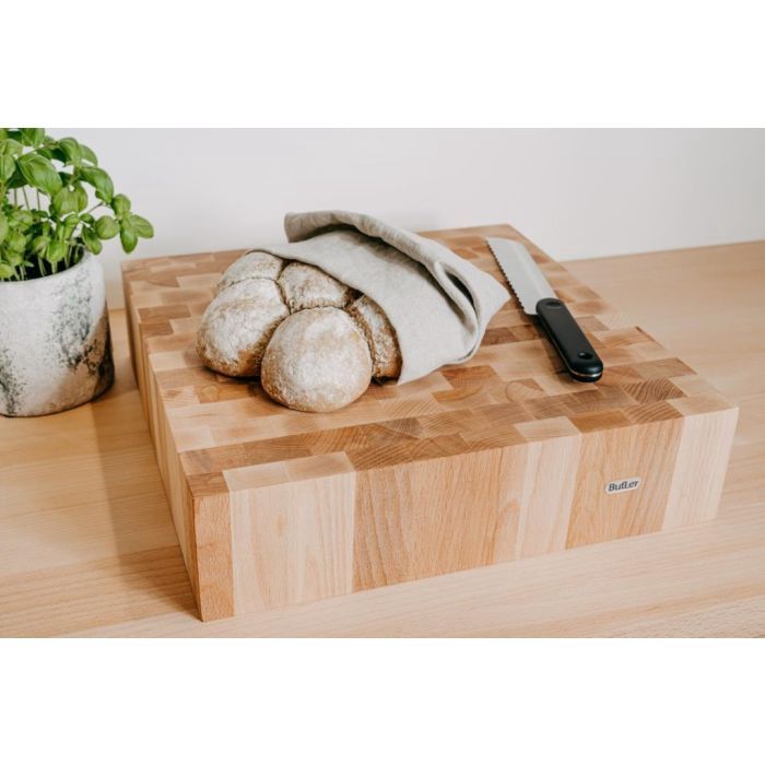 Butler Hakblok Beuk kops 40 x40 x10 cm