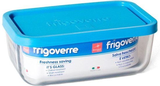 Bormiolli Frigoverre voorraaddoos met deksel 21 x 13 cm