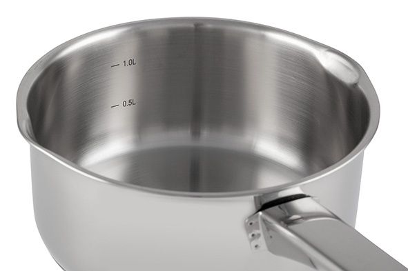Cosy en Trendy sauspan met 2 schenktuiten -16 cm -RVS
