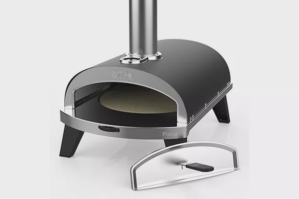 Ziipa Pizzaoven op pellets Terracotta