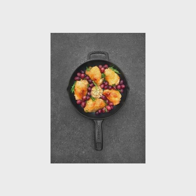 Combekk Classic Skillet Cast Iron 26cm- zwart