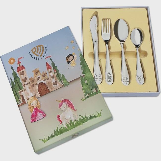 PM Kinderbestek 4-delig Fairy Tales RVS