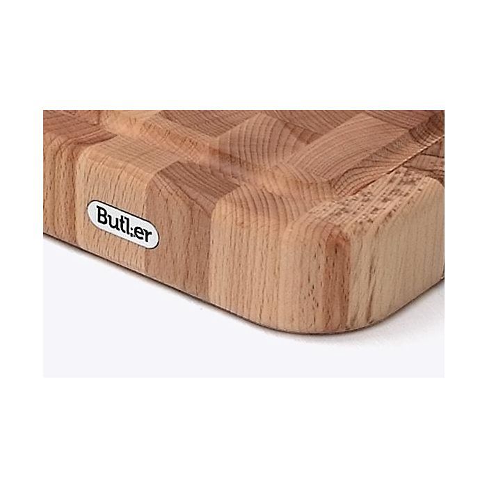 Butler Snijplank BEUK kops met sapgoot, 40 x 30 x 4 cm