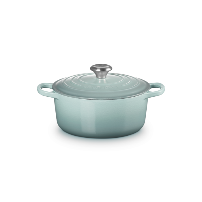 Le Creuset Braadpan rond 24 cm - 4.2 liter-  Sea Salt