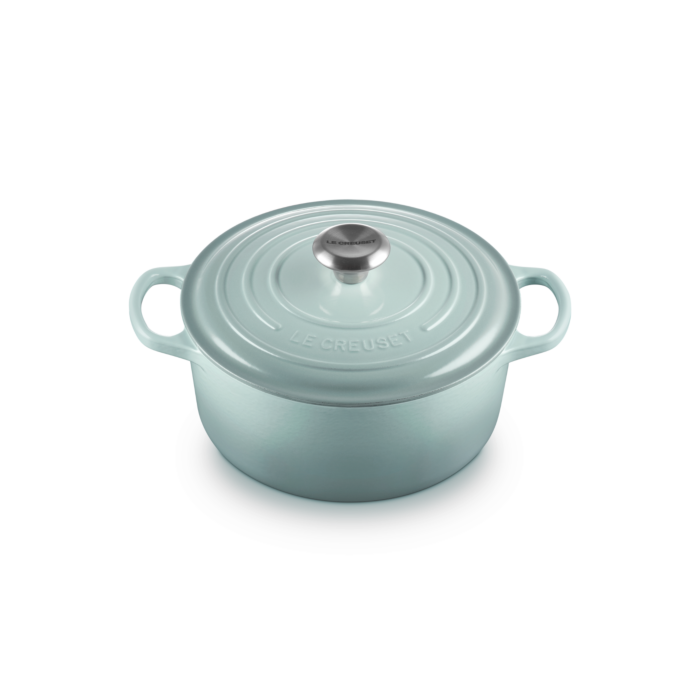 Le Creuset Braadpan rond 24 cm - 4.2 liter-  Sea Salt
