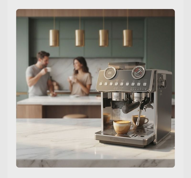 Wartmann WM2502 Espressomachine met ingebouwde koffiemolen
