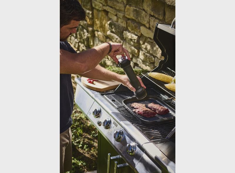 Peugeot Grill to Table- rechthoekige vleesgrill 38cm zwart