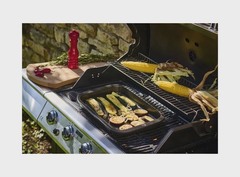 Peugeot Grill To Table rechthoekige Schaal- zwart -43 cm