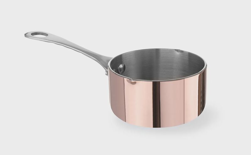 Hendi Steelpannetje met schenktuit 75x40mm-3-ply