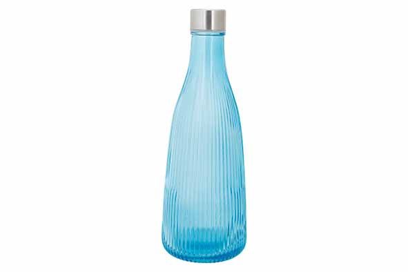 Cosy en Trendy Atla Fles met deksel 1 liter - Azure Blauw