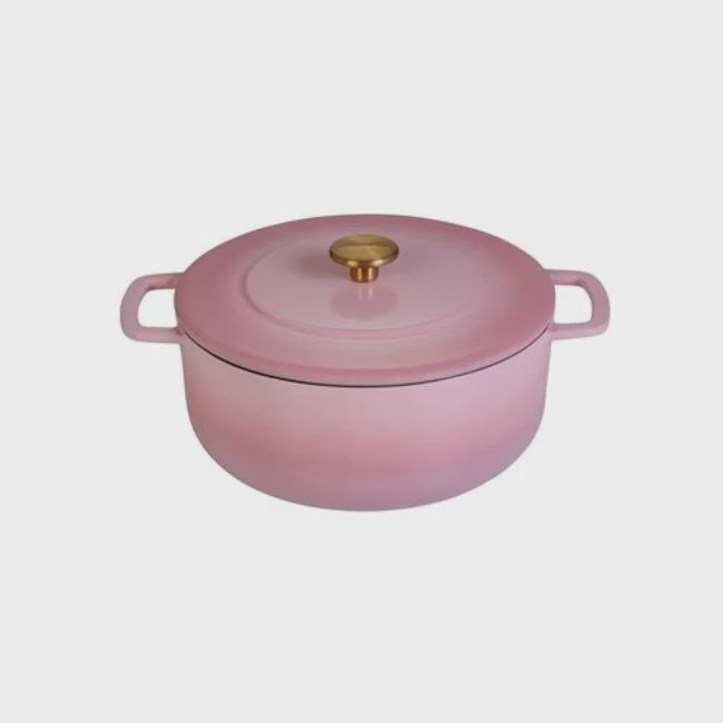 Combekk Dutch Oven Enameled Recycled Cast Iron 28cm Pink