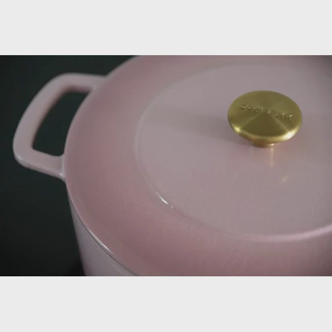 Combekk Dutch Oven Enameled Recycled Cast Iron 28cm Pink