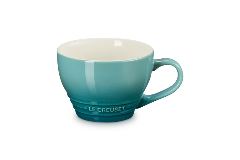 Le Creuset grote cappucinomok Blue Riviera