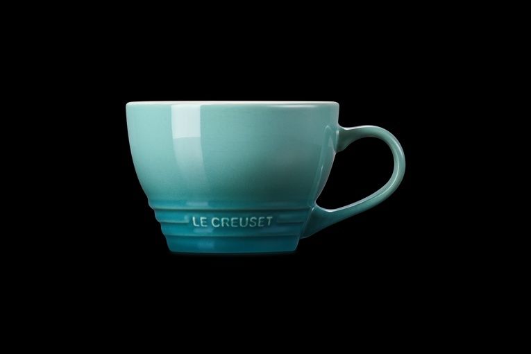 Le Creuset grote cappucinomok Blue Riviera