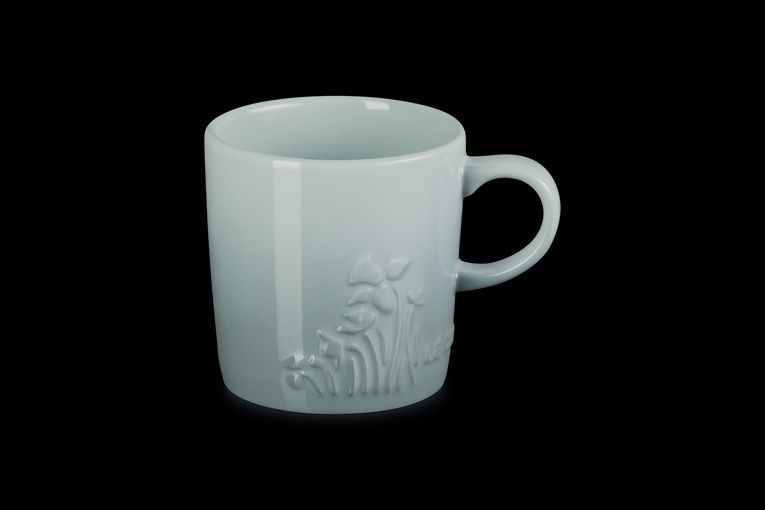 Le Creuset koffiekop Jardin sea salt