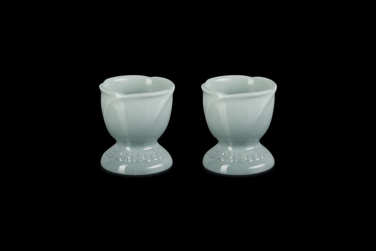 Le Creuset eierdopje Jardin Sea Salt 2 stuks