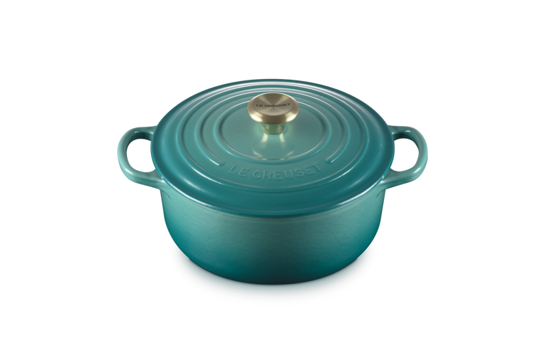 Le Creuset braadpan rond 20cm Blue Riviera