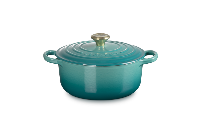 Le Creuset braadpan rond 20cm Blue Riviera