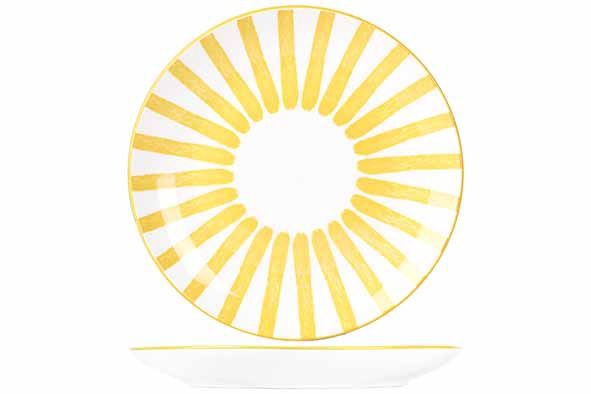 Cosy en Trendy Cabana Dessertbord 20.5 cm - Geel