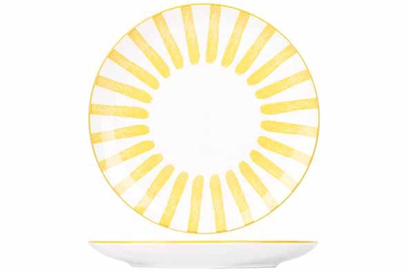 Cosy en Trendy Cabana Plat Bord D26,7CM - Geel