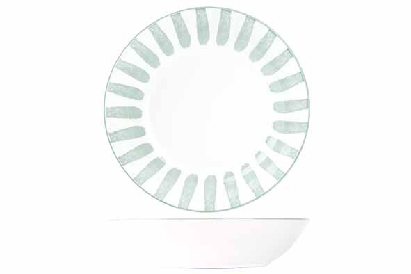 Cosy en Trendy Cabana Diep Bord 20 cm  - Groen