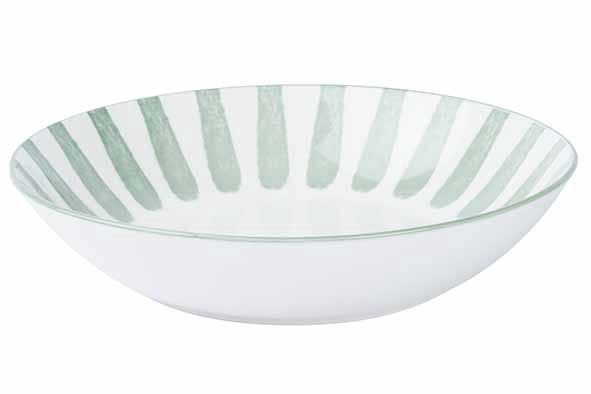 Cosy en Trendy Cabana Diep Bord 20 cm  - Groen