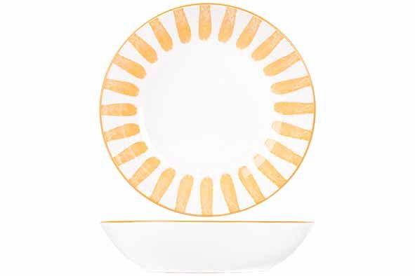 Cosy en Trendy Cabana Diep Bord 20 cm  -Oranje