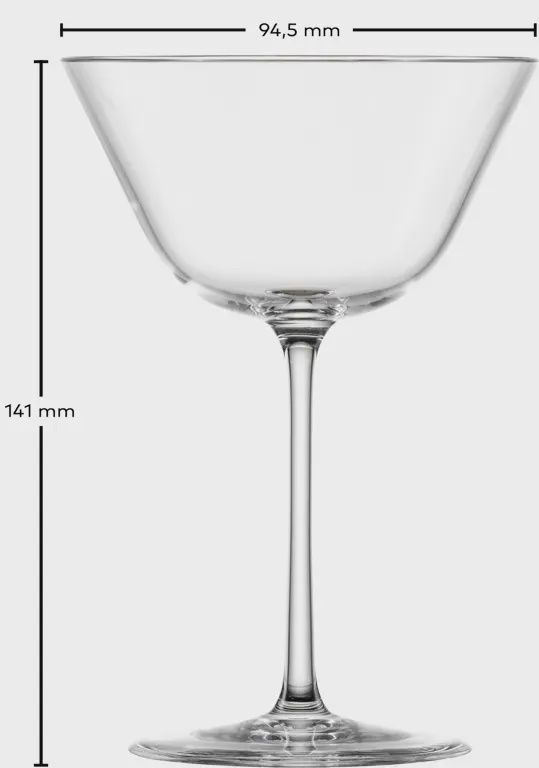 Zwiesel Glas Tone Martiniglas  - 0.182Ltr - 4 glazen