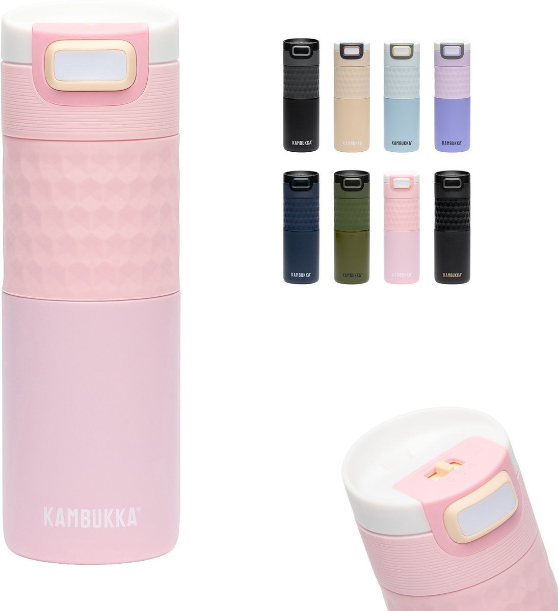 Kambukka Etna Thermosbeker 500 ml - Pink Aura