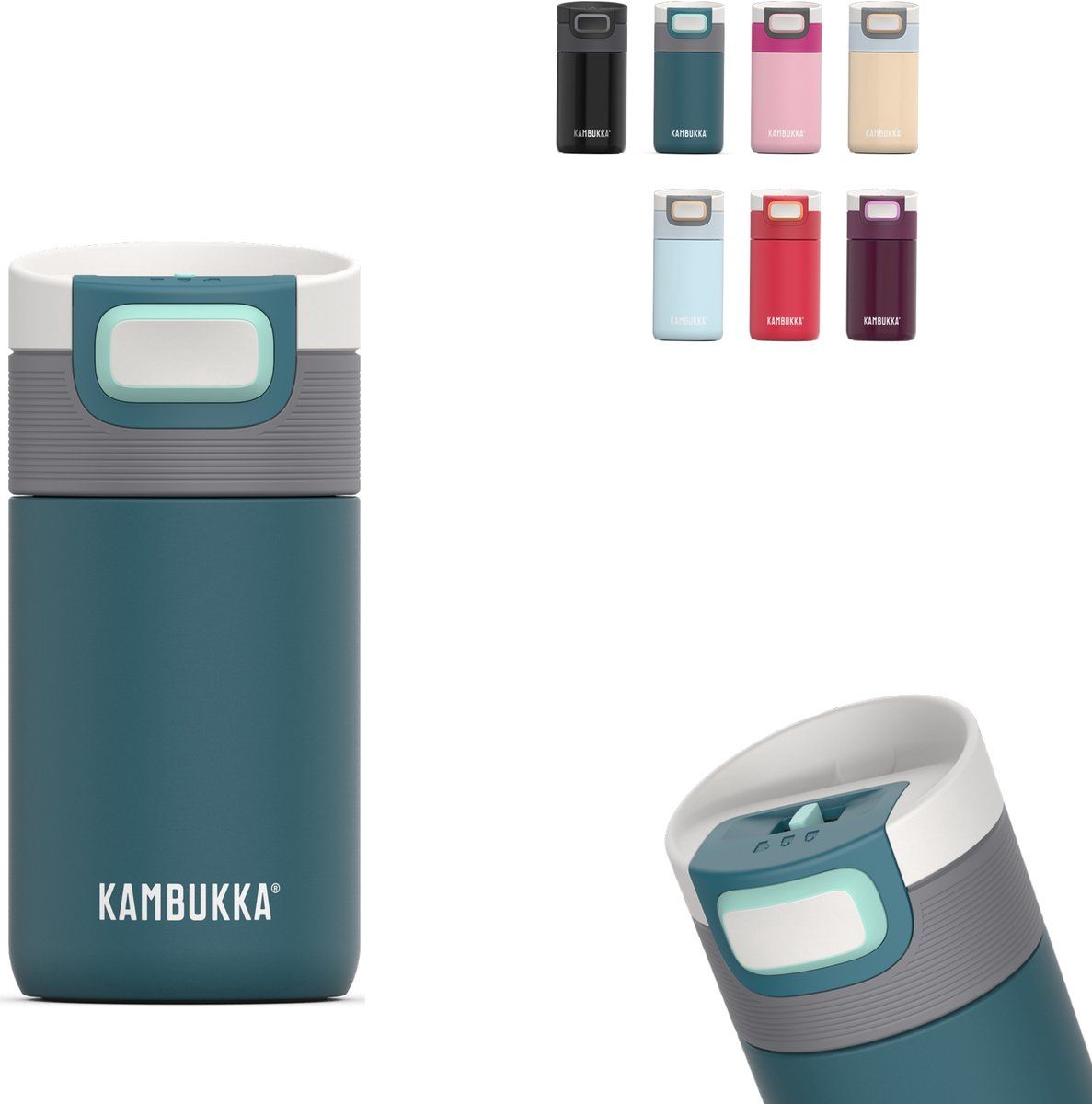 Kambukka Etna Thermosbeker 300 ml -Deep Teal