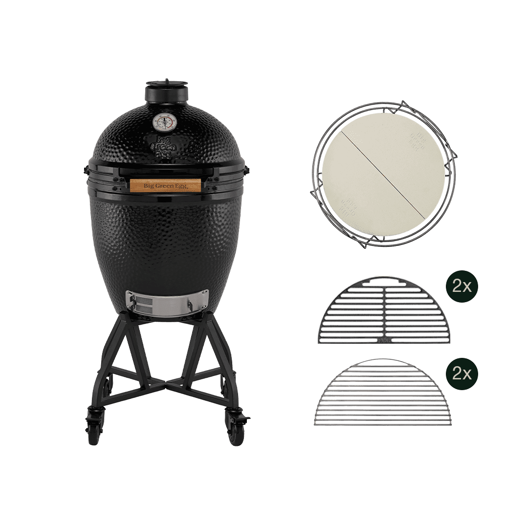 Big Green  Egg Kamado BBQ The Onyx Large Master Set