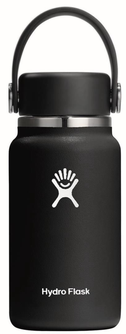 Hydro Flask Drinkfles 'Micro Hydro' (200 ml), zwart