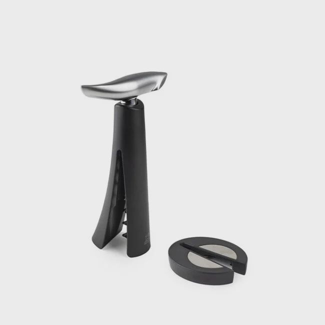 Peugeot ALLURE Kurkentrekker met spiraal en foliesnijder, zwart, 17 cm