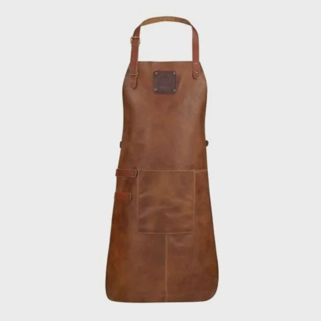 Witloft buffalo schort bruin met zak