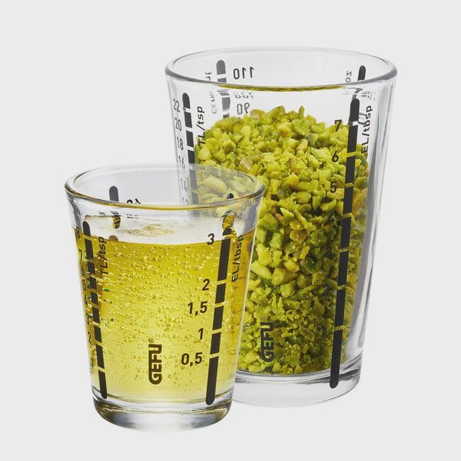 Gefu mini maatbeker glas  MESSI 100 ml