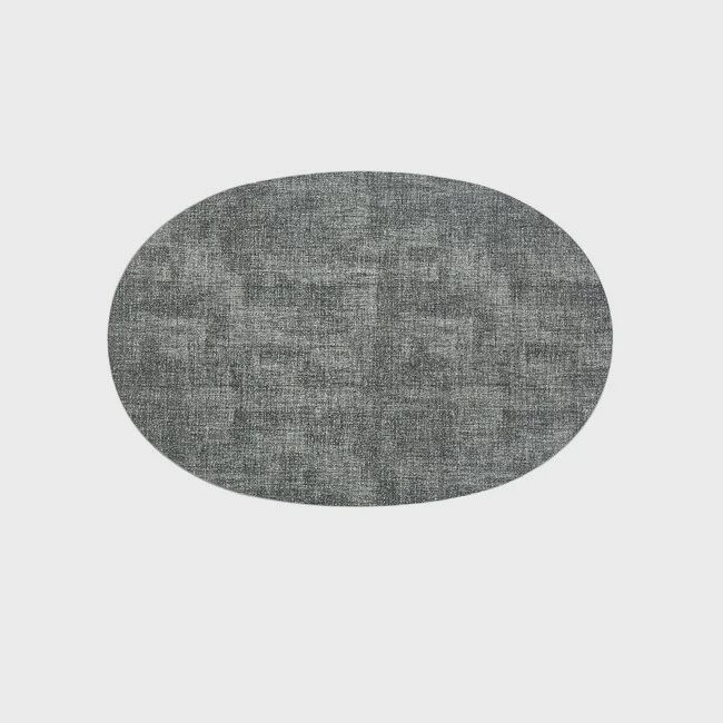 Basic Culinair ovaal placemat - Grijs