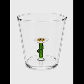 Basic Culinair drinkglas met zonnebloem