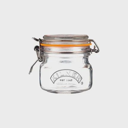 Kilner Vierkante glazen bokaal met beugelsluiting 250ml