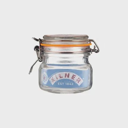 Kilner Vierkante glazen bokaal met beugelsluiting 250ml