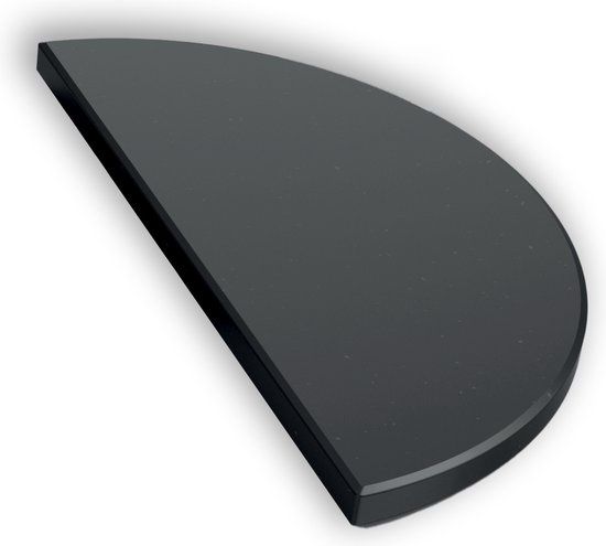 Bastard half moon stone black