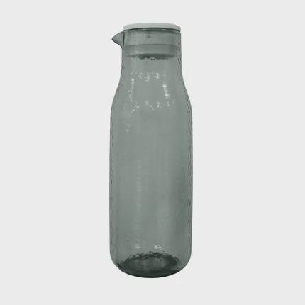 Point Virgule Karaf uit transparant rPET met deksel Iceberg Green 1L