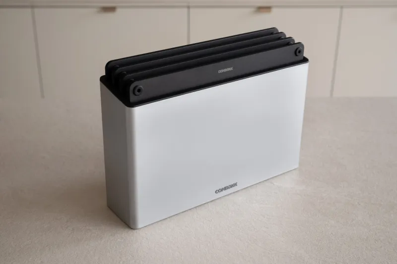 Combekk Snijplankenset 4 stuks -Steel-Black