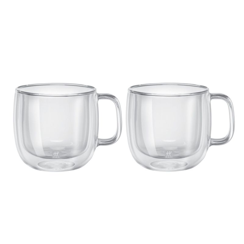 ZWILLING Sorrento Plus Dubbelwandig Cappuccinoglazenset, 2-delig