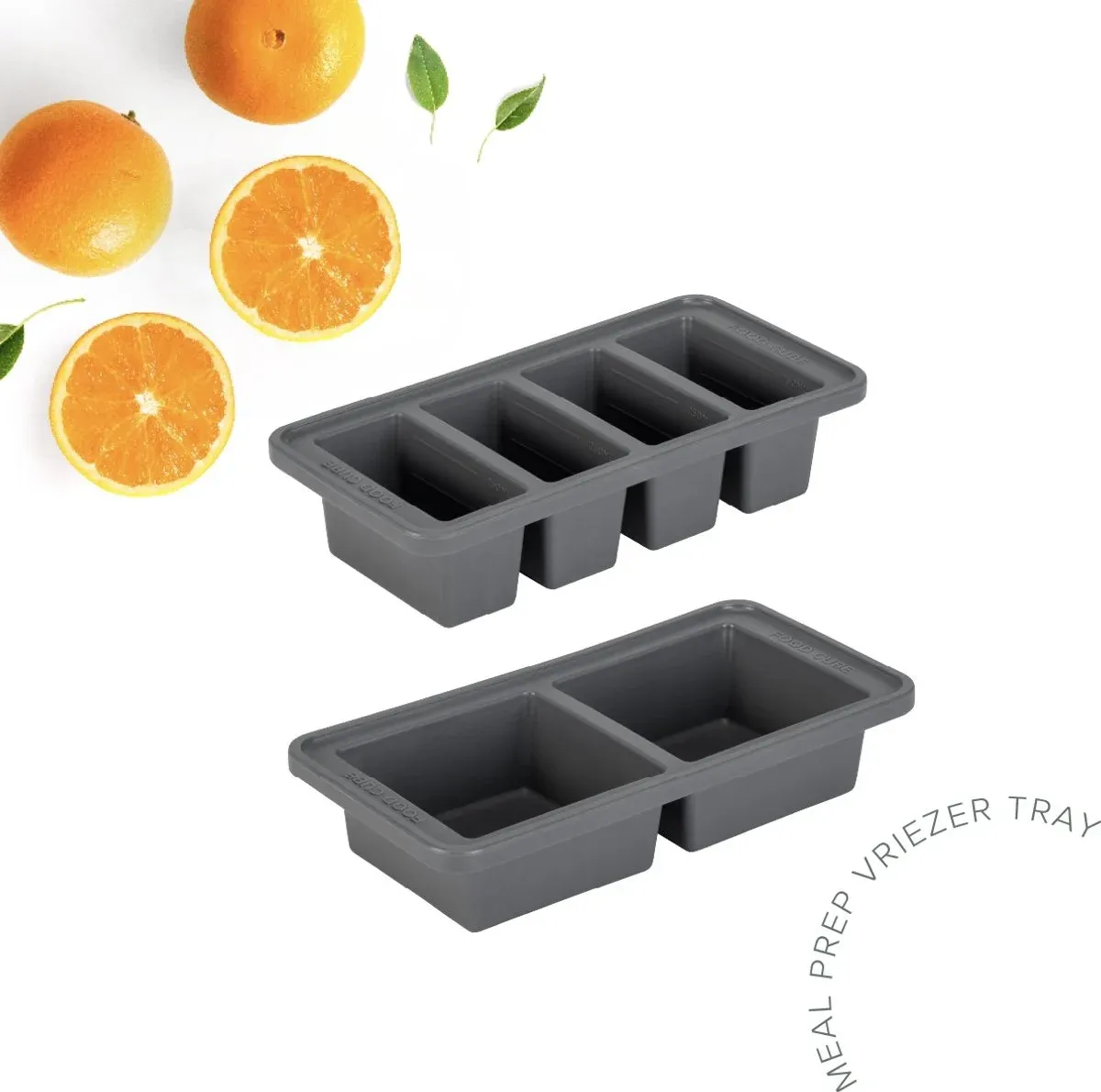 Combekk The Original Food Cube set of 2 (250&amp;500ML) - Grey